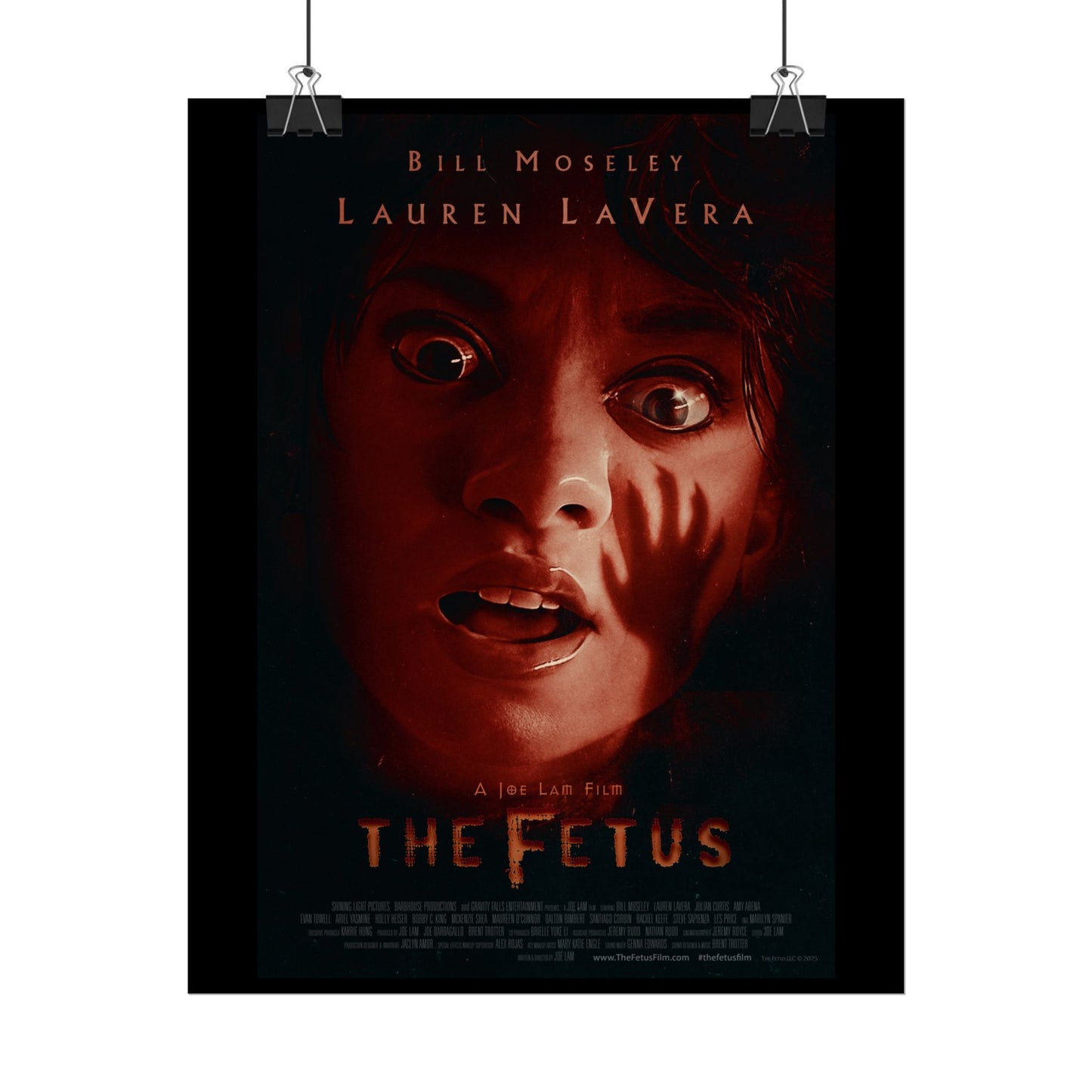 The Fetus Movie Poster | Lauren LaVera as Alessa | Smaller Sizes