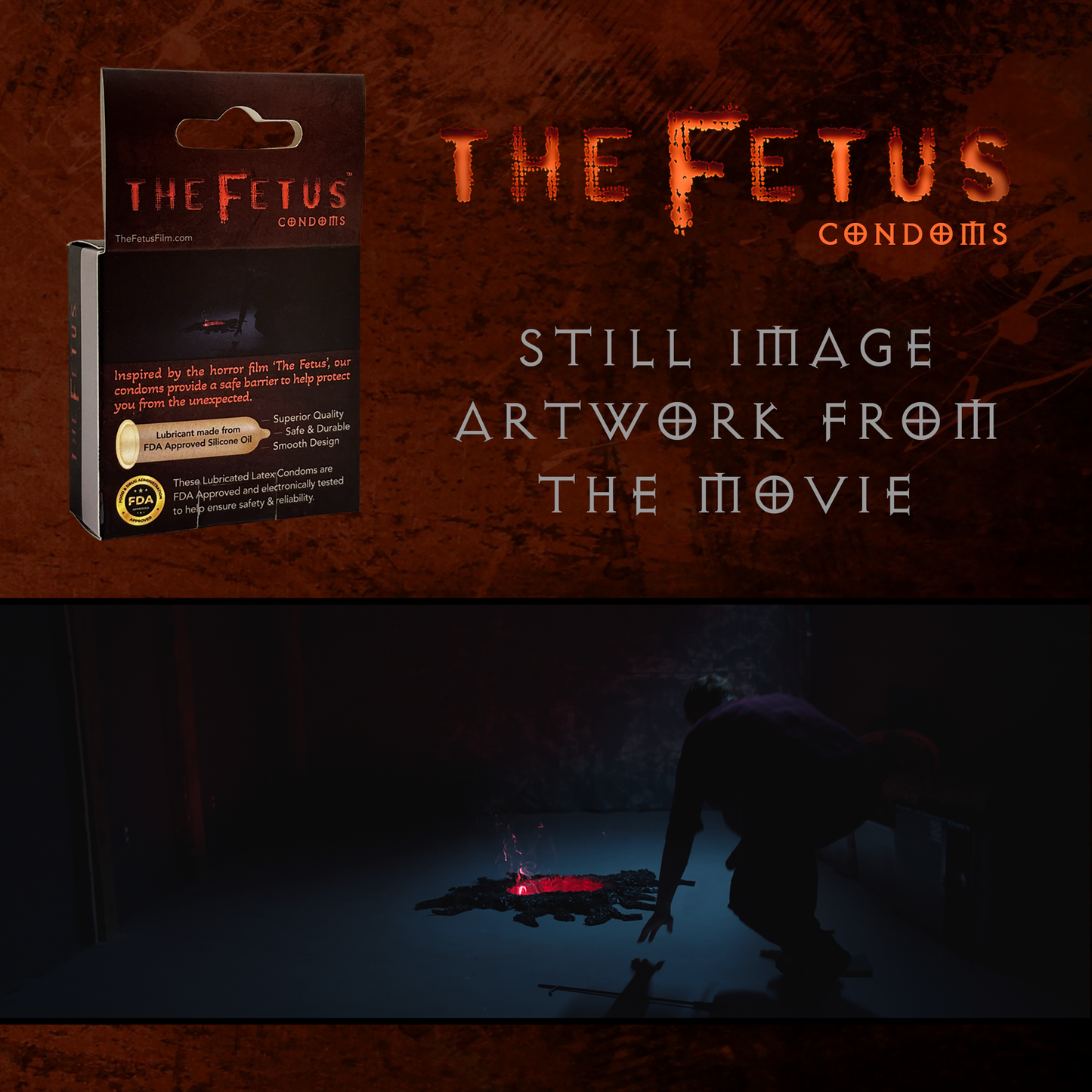 The Fetus Condoms | 1 Box | 3-Individually Wrapped Condoms (Signed)