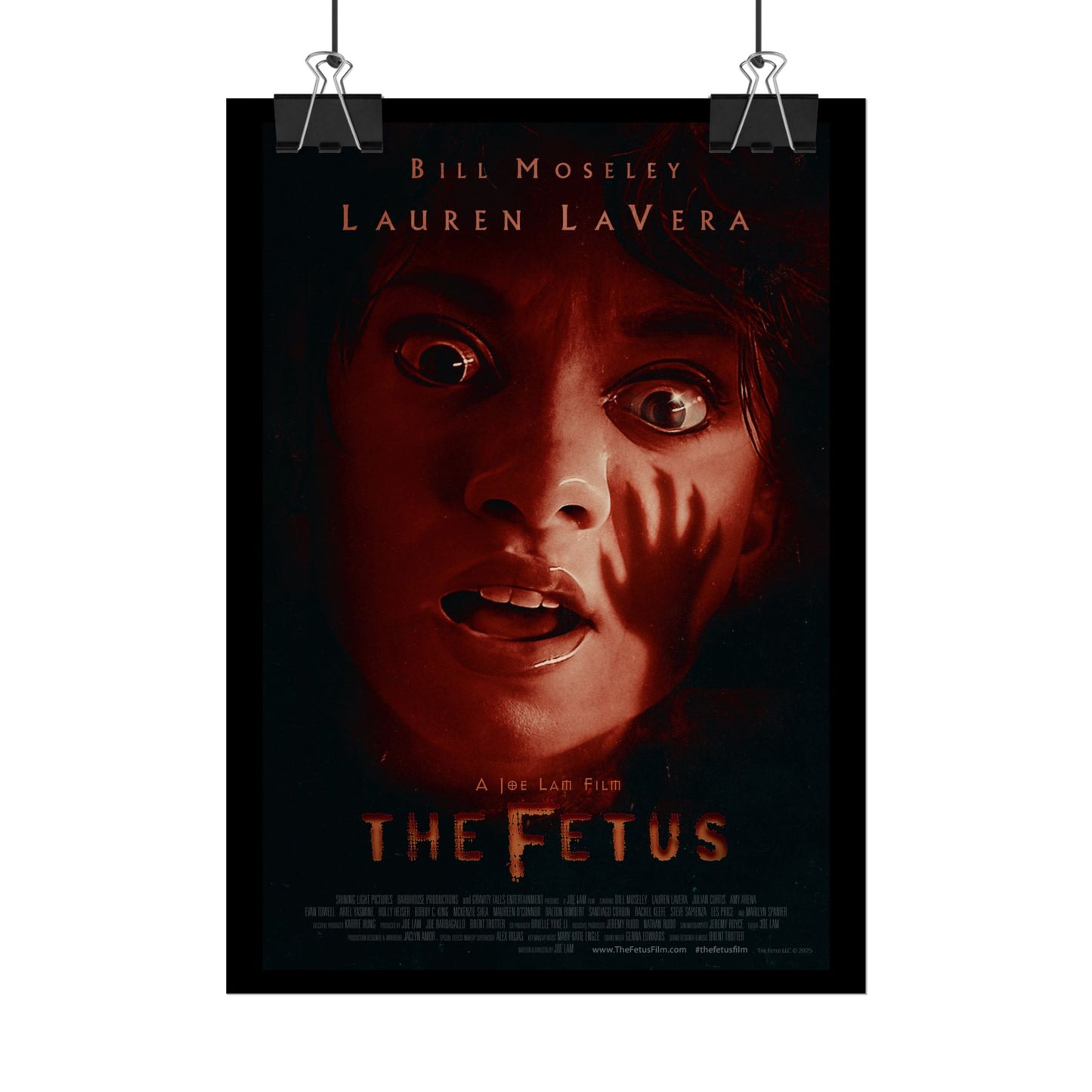 The Fetus Movie Poster | Lauren LaVera as Alessa | Smaller Sizes